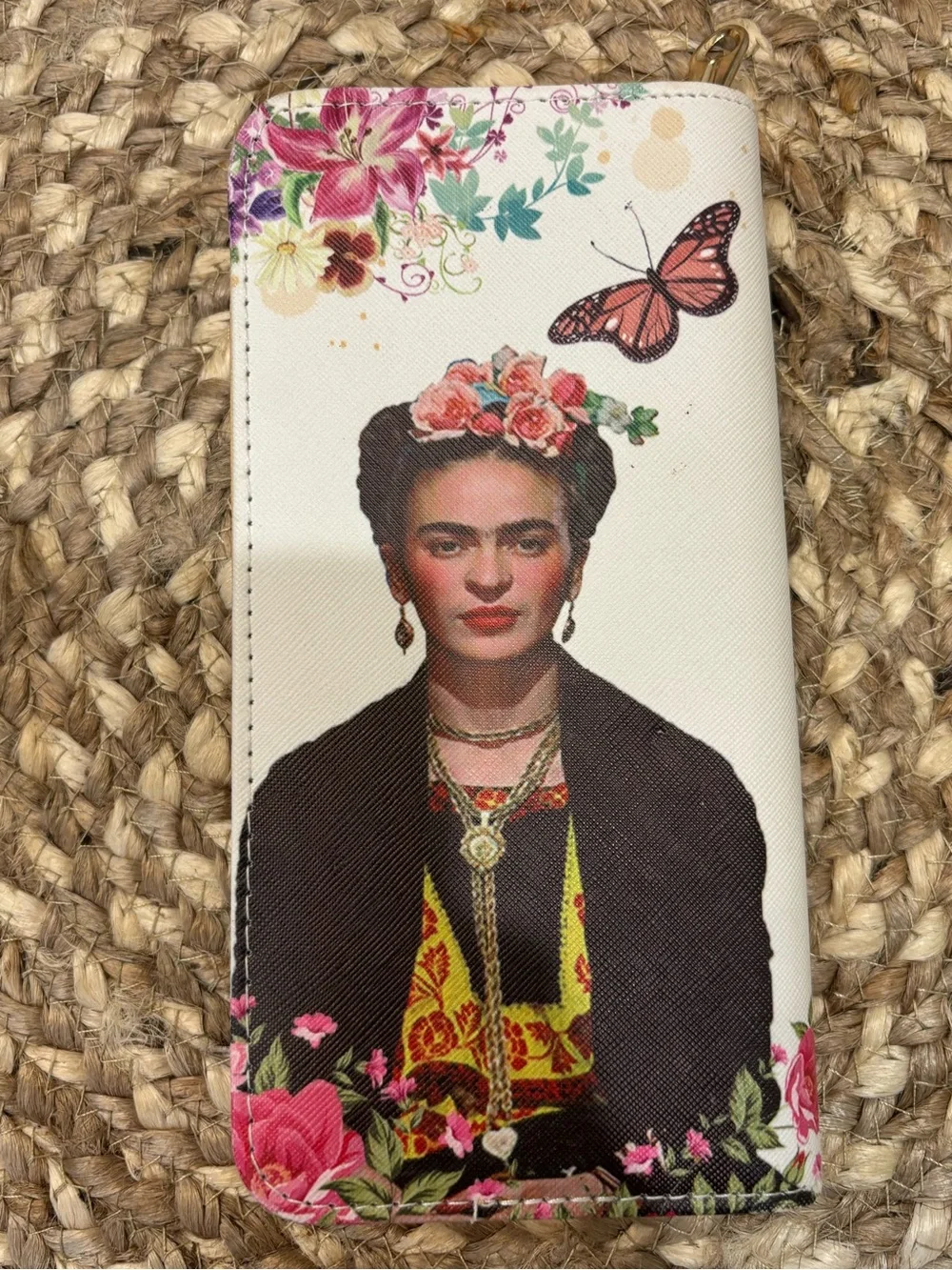 Frida Kahlo Faux Leather Wallet never used
